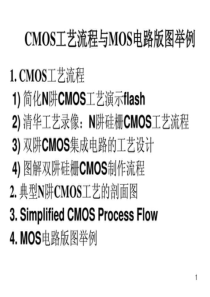 CMOS工流程.版图.剖面