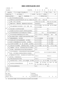 (商品)混凝土浇筑旁站监理记录表-2