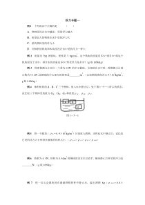 初中物理浮力专题一