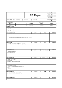 品质部8D报告-非常经典