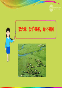 2012年秋七年级生物上册《第三单元 第六章 爱护植被,绿化祖国》课件9 人教新课标版