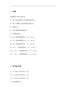 Carsim整车建模的参数