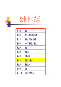 微电子工艺学课件-8