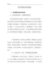 74青年教师培训材料