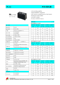 FLA2PCB继电器