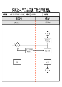 权属公司产品品牌推广计划审核流程