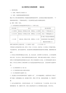 小学五年级数学下册《长方体和正方体》培优训练题