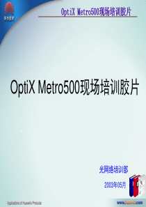 OptiXMetro500(华为)