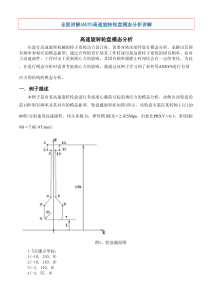 ANSYS高速旋转轮盘模态分析全面讲解