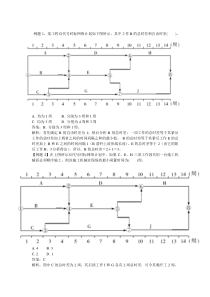 施工组织设计双代号时标网络计划例题