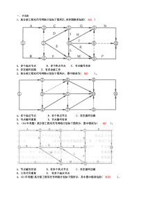 网络计划技术习题附参考答案