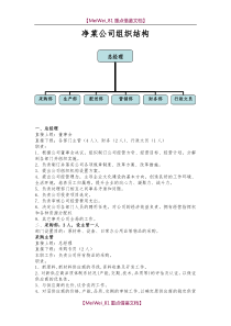 【9A文】净菜公司组织结构