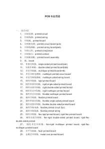 PCB专业用语