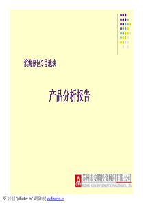 江苏滨海县滨海新区3号地块产品分析报告_73P