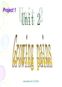 Unit 2 《Growing Pains》课件9(牛津版必修模块1)