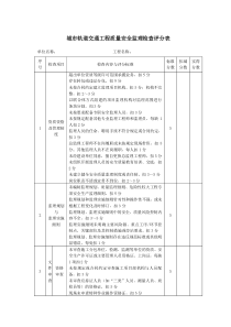 城市轨道交通工程安全质量检查指南