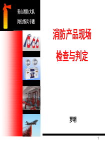 消防产品现场检查与判定(罗明)