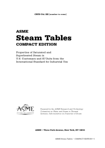 ASMESteamTable