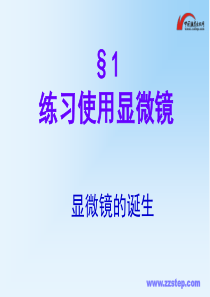 人教版七年级生物上册《练习使用显微镜》课件