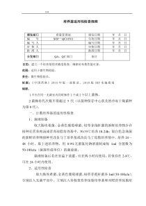 培养基适用性检查规程