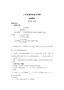 中考数学知识点总结(完整版)