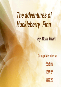 The-adventures-of-Huckleberry--Finn---Mark-Twain