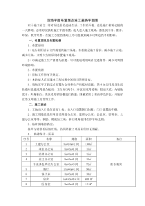 现场平面布置图及施工道路平面图