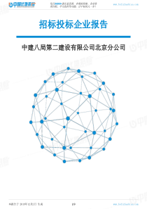 中建八局第二建设有限公司北京分公司-招投标数据分析报告