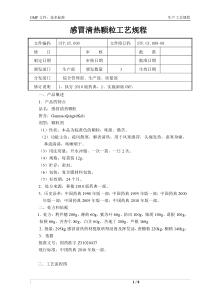 感冒清热颗粒工艺规程