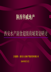 西安水产副食超级商城策划研讨