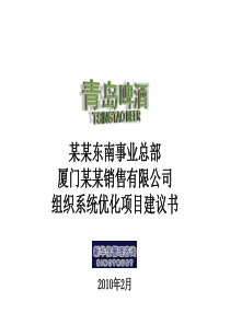 某某集团公司事业部组织系统优化项目建议书―新华信20100223