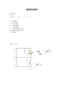 端面槽切削循环G74及实图编程实例