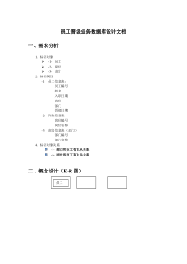 数据库设计文档模板