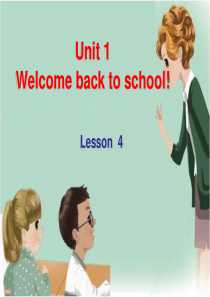 新版PEP小学英语三年级下册Unit1 Lesson 4