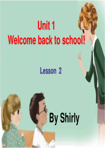 新版PEP小学英语三年级下册Unit1_Lesson2