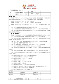 【实例】人力资源管理制度(范本)-HR猫猫