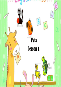 人教版小学三年级英语上册《Pets Lesson 1》图文