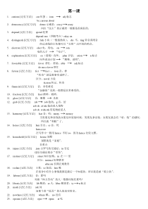 cir4超脑词汇全套整合版