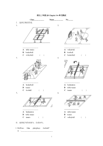 朗文英语二年级2B-Chapter-5-6测试