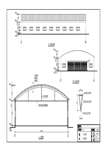 30米跨拱形桁架排架结构厂房施工图5