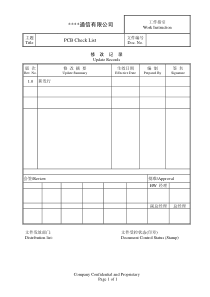 PCB check list_1204