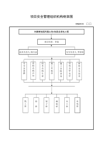 项目安全管理组织机构框架图