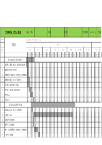 项目开发计划表excel表格模板