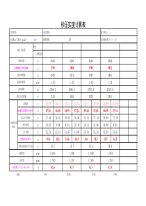 压实度计算表(反算)