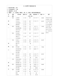 男子力量素质训练月计划