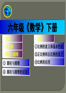 小学数学人教版六年级下册总复习课件