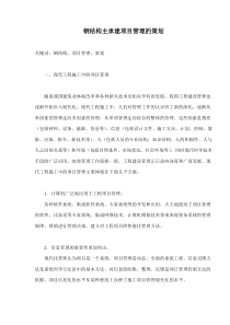 钢结构主承建项目管理的策划(doc11)(1)