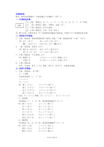 日语动词分类变形规则整理(基本型ます型て型ない型)