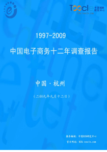 中国电子商务十二年调查报告