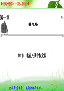 2013-2014学年高中物理人教版选修3-1同步辅导与检测课件：第1章 第1节 电荷及其守恒定律